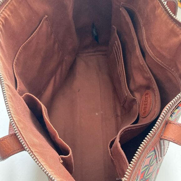 Fossil Genuine Leather XL Tote and Long Wallet Wallet Set - Picture 3 of 9